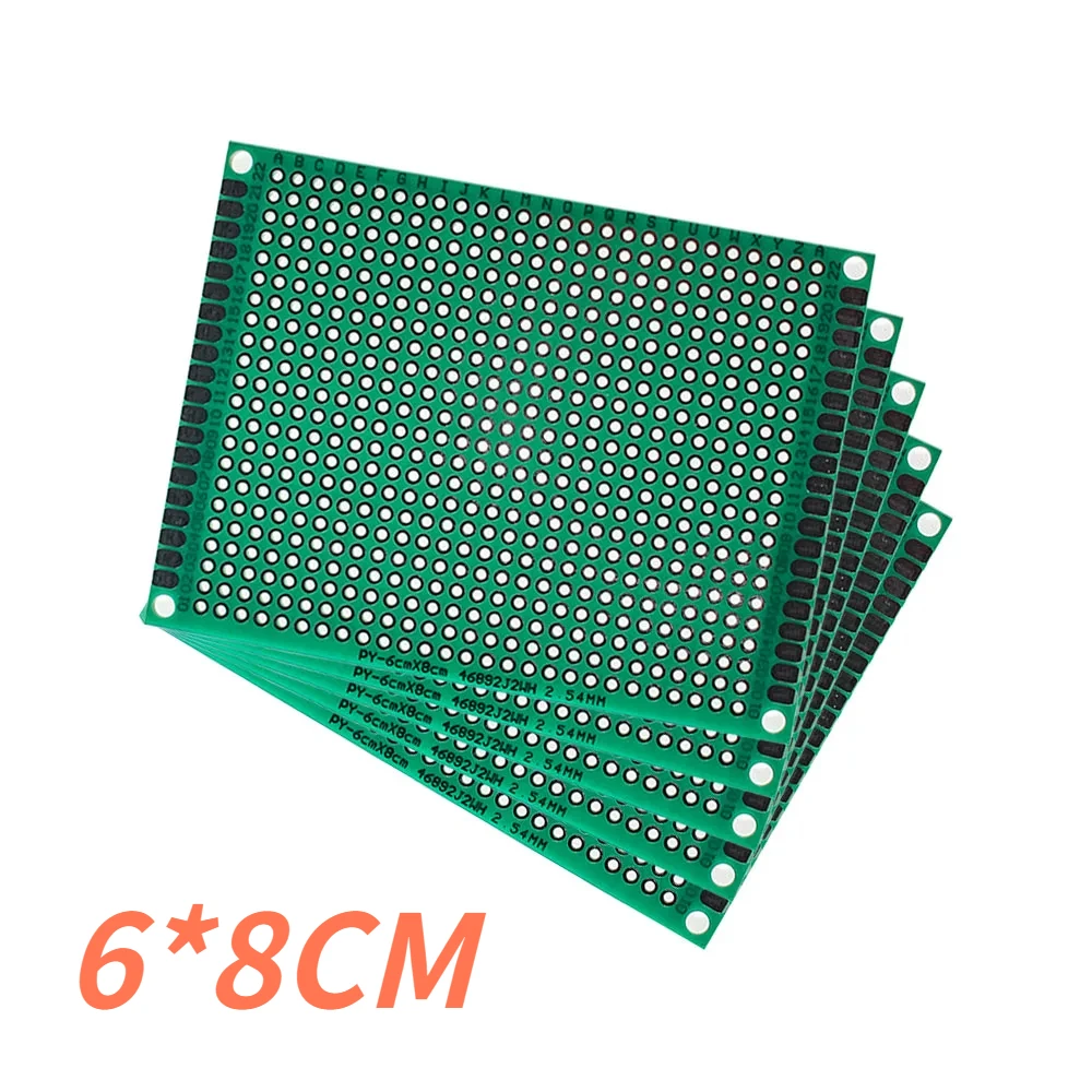5 шт., печатная плата, 6 х8 см