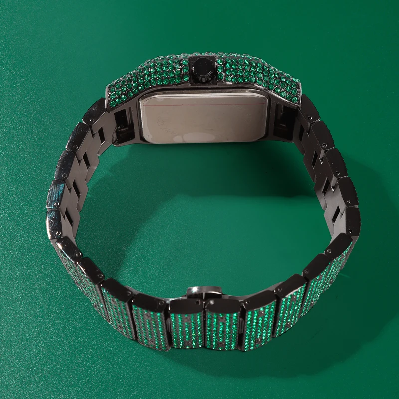 Men's Retro Diamond Watch | Multi functional | Stainless Steel Diamond Strap