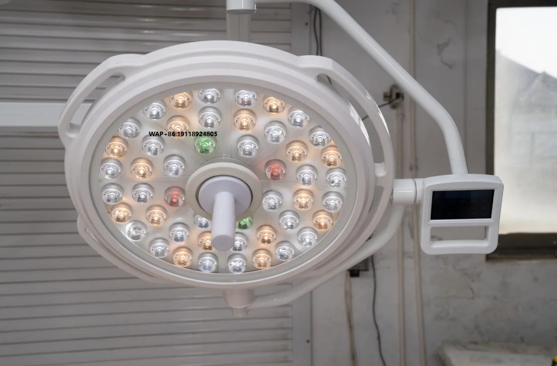 Electric Hospital Surgical Light LED Medical Shadowless Surgical Light, Ceiling Mount, with R9 Function, High Color Rendering In