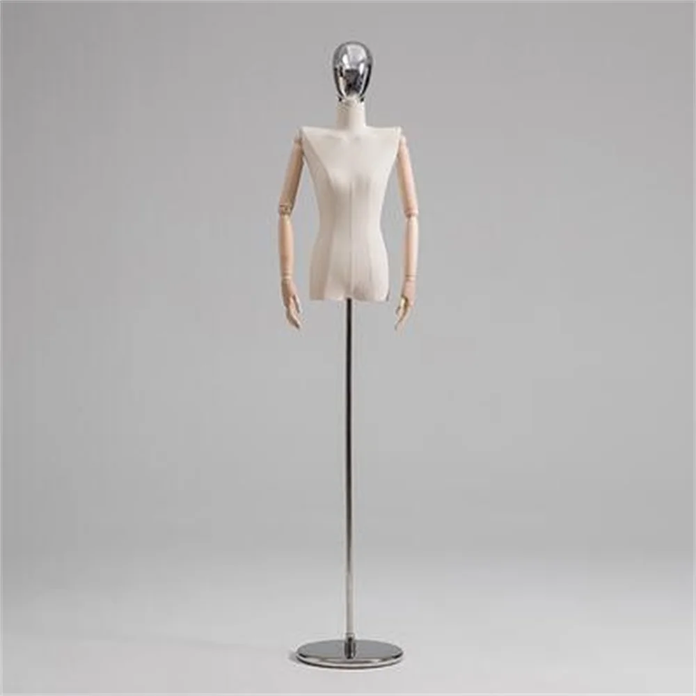 Female Sewing Shoulder Hand Mannequin, Body Props, Collarbone, Wedding Cloth Store, Model Lovers, Metal Base, 4Style, C021
