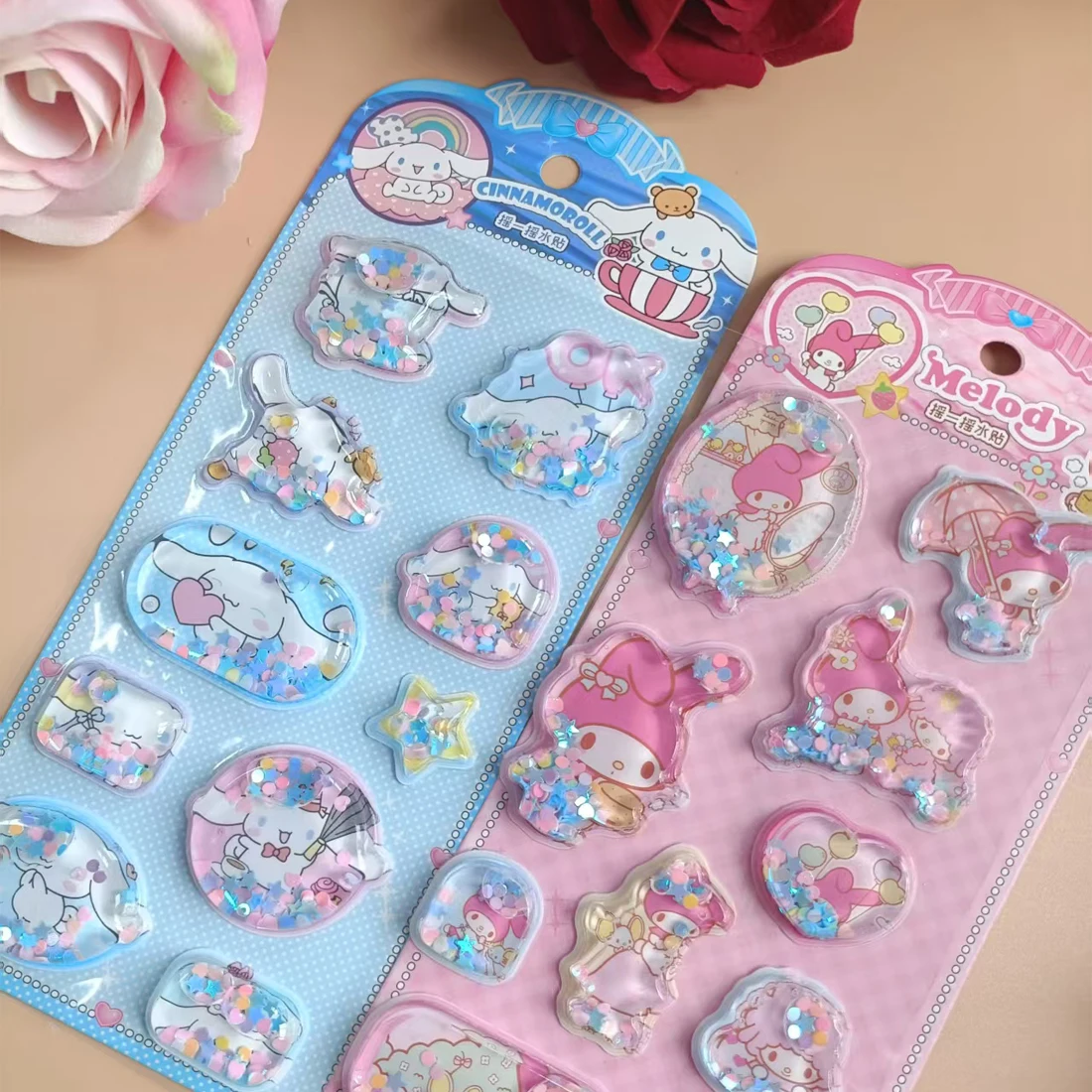 @ Sanrio Water Flash Stickers Hello Katie Laptop Telefoonhoesje Stickers Briefpapier Kinderspeelgoed Stickers Kerstcadeaus
