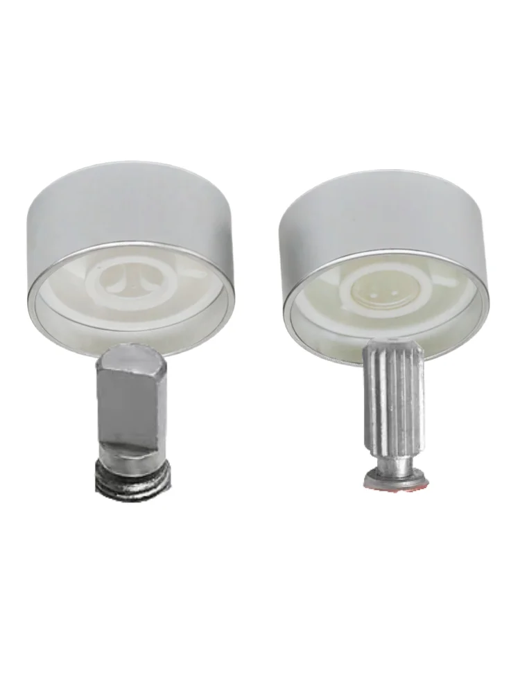 Bouton en alliage d'aluminium 20*10 potentiomètre de processus de sablage/capuchon de réglage rotatif de diffusion audio trou denté/trou D 6mm