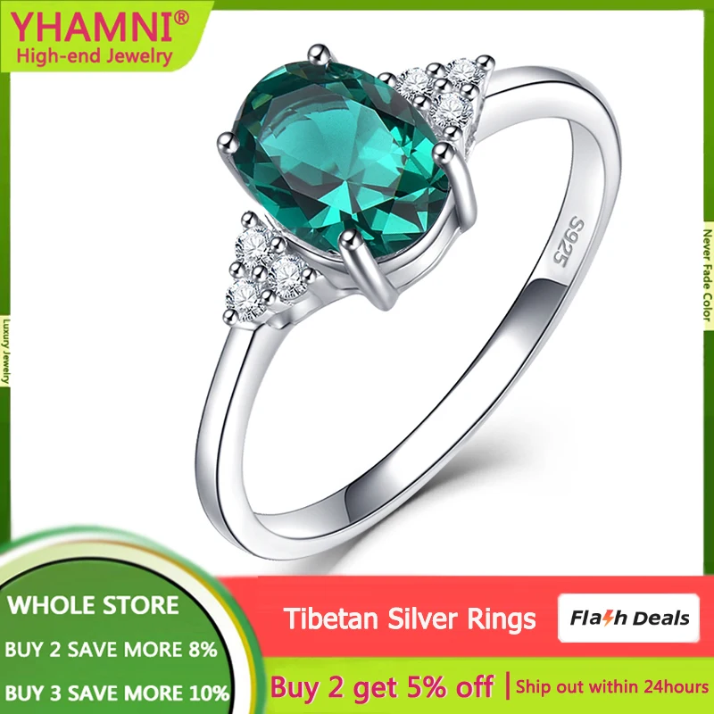 

Rare Zultanite Tanzanite Gemstone Rings for Women Solid 925 Silver Color Artificial Emerald Rings for Wedding Engagement Jewelry