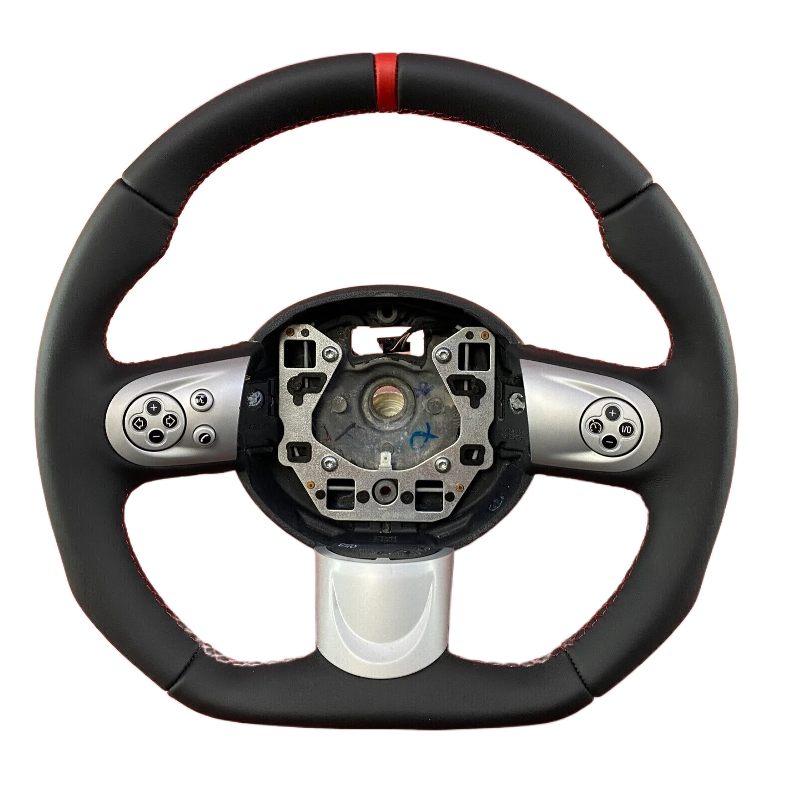 Custom Steering Wheel For MINI COOPER R55 R56 R57 R58 R59 RESHAPED FLAT BOTTOM