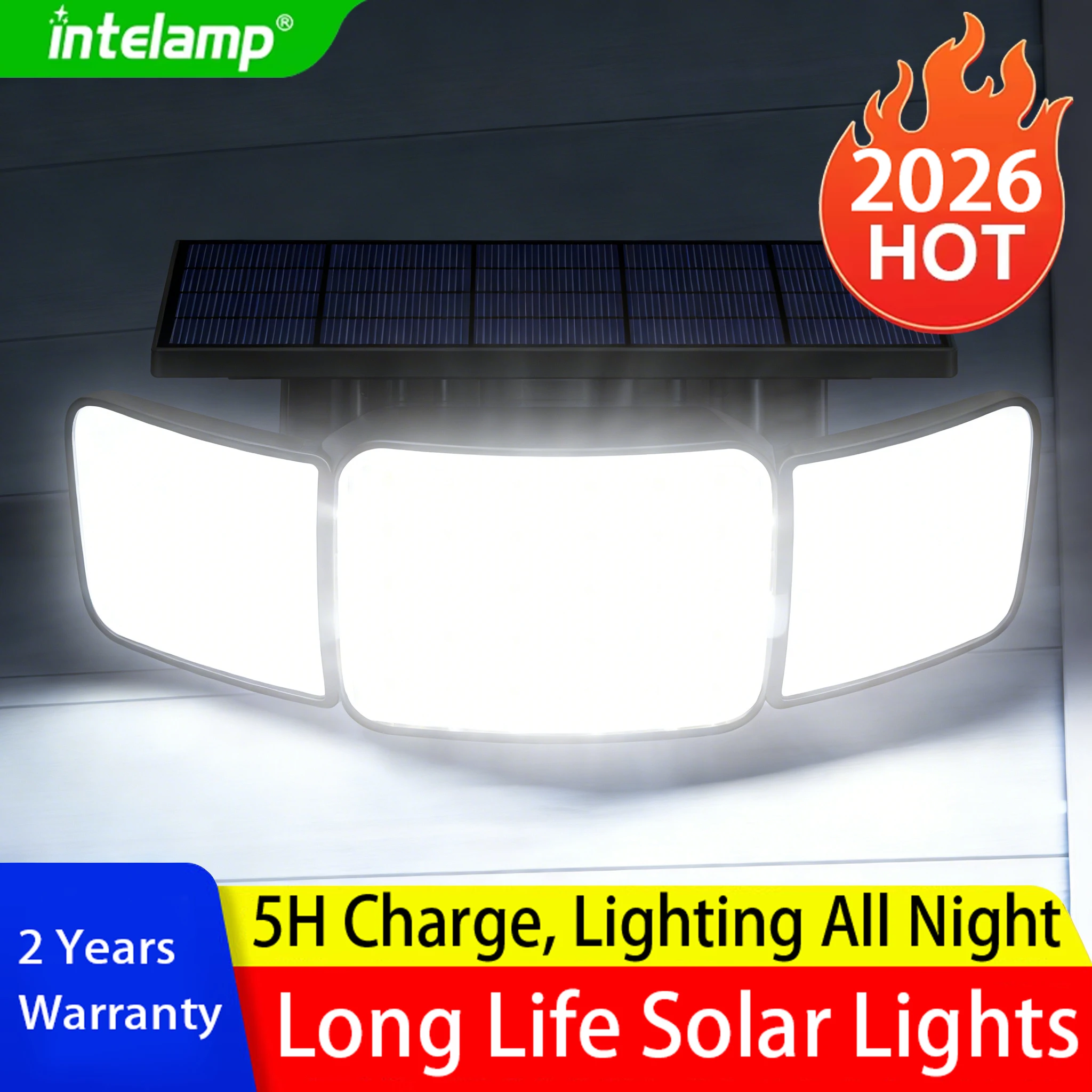 ソーラーライト-屋外用-3モードモーションセンサー-超高輝度ウォールランプ-ip65防水-街路灯-庭園通路ガレージ用