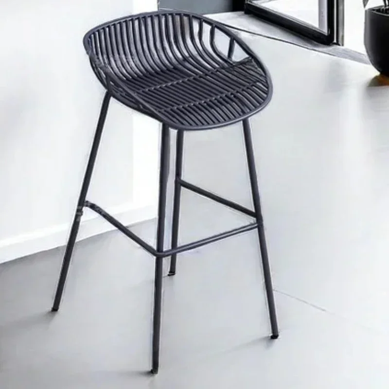 

Breakfast Luxury Bar Chairs Kitchen Modern Design Home Nordic Minimalist High Bar Stool Office Taburete De Madera Furniture