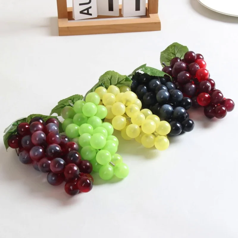 

5 Strings, Each With 36 Pieces, Artificial Plastic Grapes String Models, Home Garden Ceiling Holiday Party Decoration