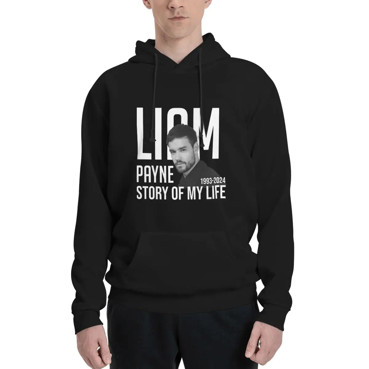 Liam Payne Loose Hoodies Couple music lover Street Wear Pullover Hoodie Winter Modern Custom DIY Sweatshirts Plus Size