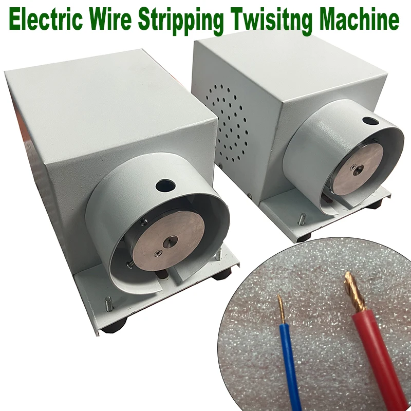 

Electric Wire Stripping Twisitng Machine with Motor Peeling Twisting Copper Wire 0.1-4.5mm Wire Stripping and Twisting