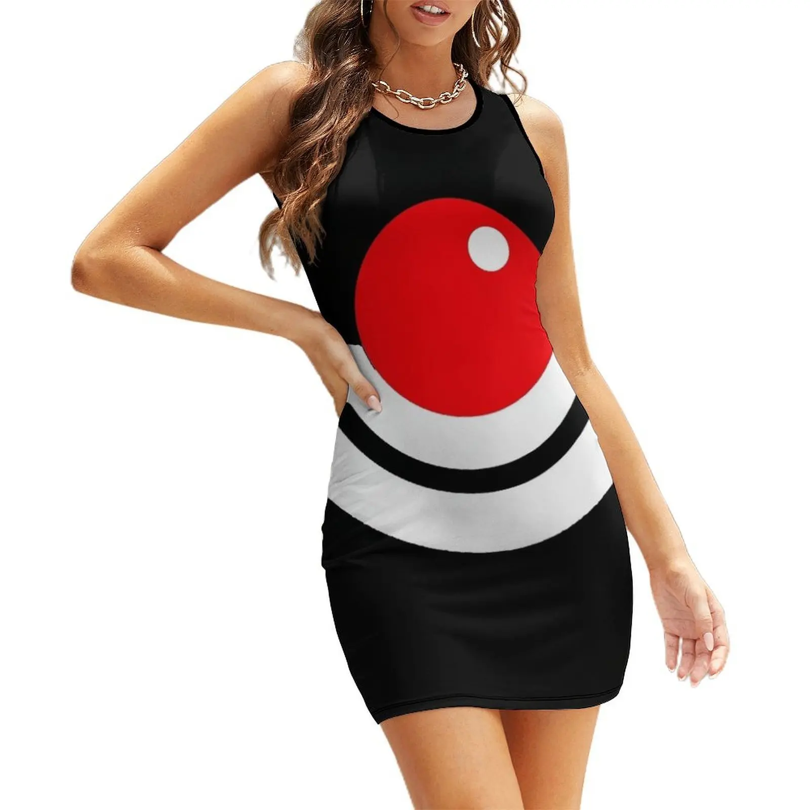 

Red Nose and smile - Red Nose day 2021 Sleeveless Sundress summer clothes sexy dress dress for women summer