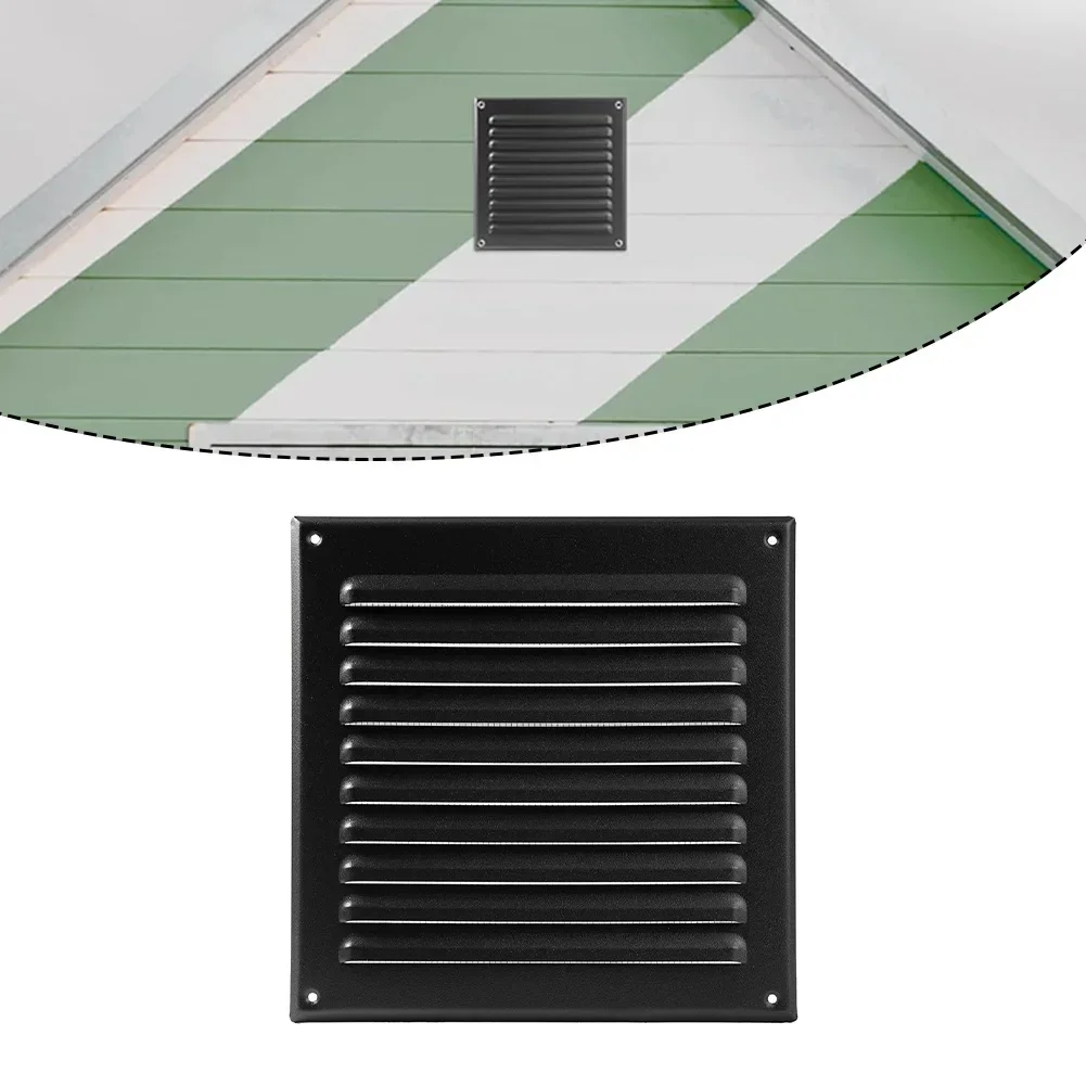 Louver Air Vent Grille Ventilation Cover Aluminum Wall Grilles Duct Heating Cooling & Vents Plate Insect Screen Cov