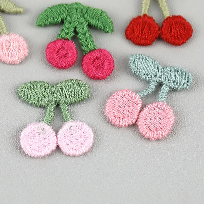 Payment link 20Pcs Embroidered Cherry Patches for Shoe Hat Bottom Pants Socks Clothing Accessories Materials