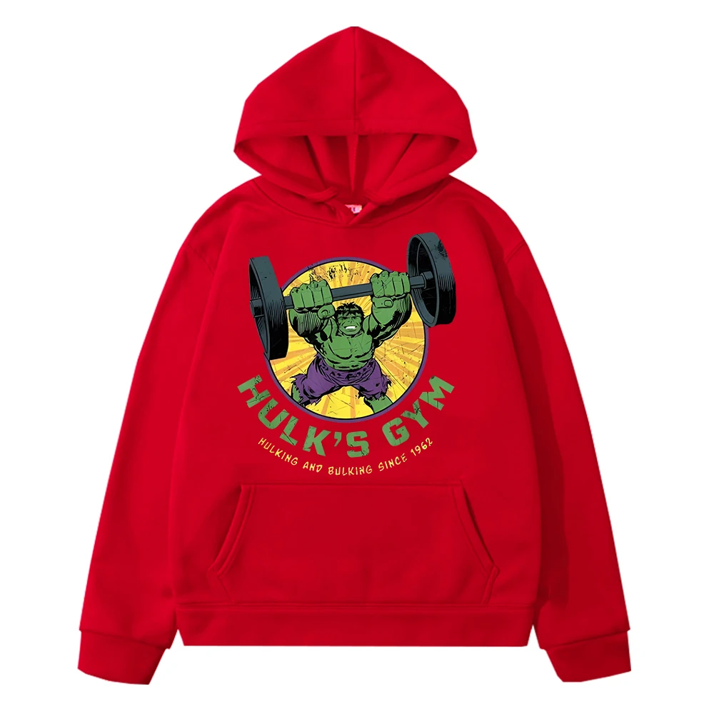 Marvel anime hoodie Fleece sweatshirt boys clothes y2k sudadera The Hulk Kawaii Print hoodies jacket pullover kids clothes girls