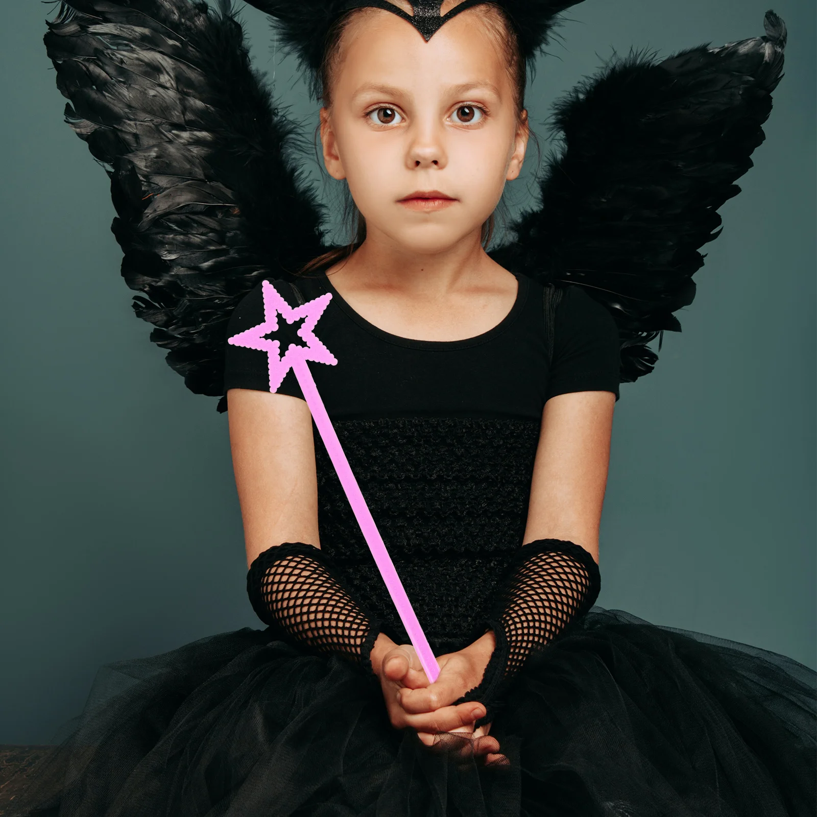 

6pcs Star Wands Fairy Princess Costume Sticks For Party Wedding Props Cosplay Stage Performance Pp Material Lightweight