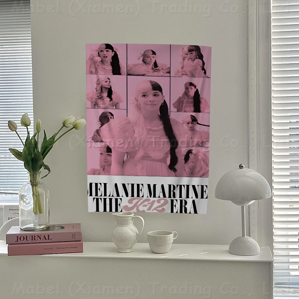 Singer M-Melanie Martinez Cartoon Flag Art Science Fiction Room Home Decor Wall Hanging Home Decor Banner #2