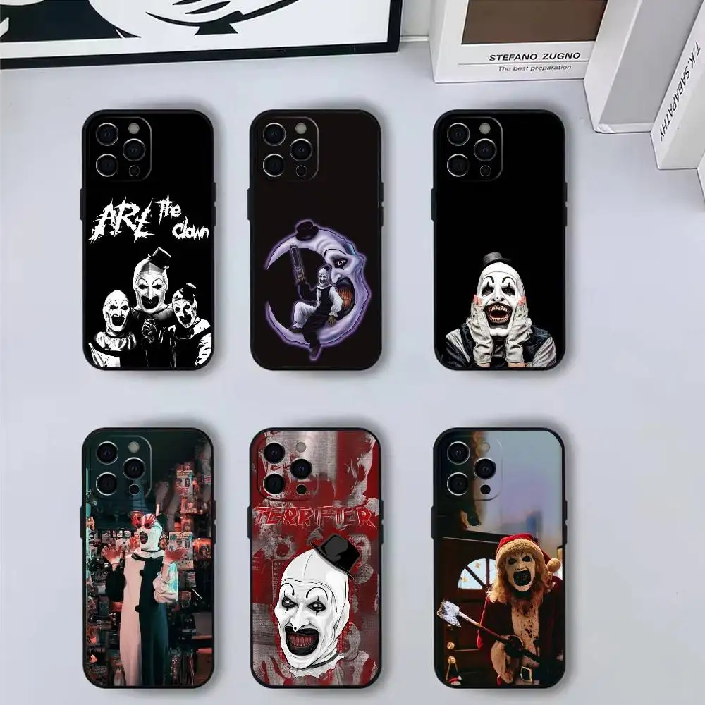 

TerrifierS A-Art the C-Clown Phone Case Silicone Soft For IPhone 17,16,15,14,13,12,11,XS,Plus Pro Max