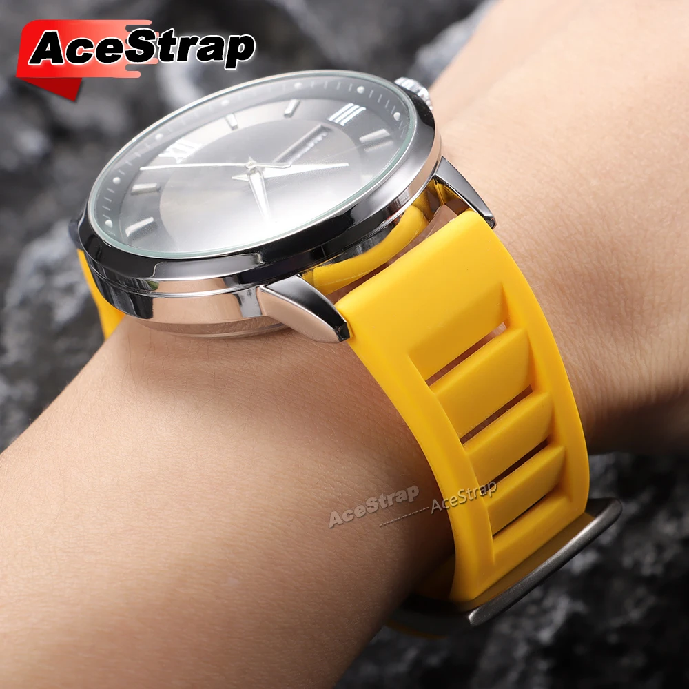New Rubber Watch Band 20mm 22mm Universal Quick Release for Seiko Bracelet for Rolex Watch Strap for Omega Wristband for Swatch