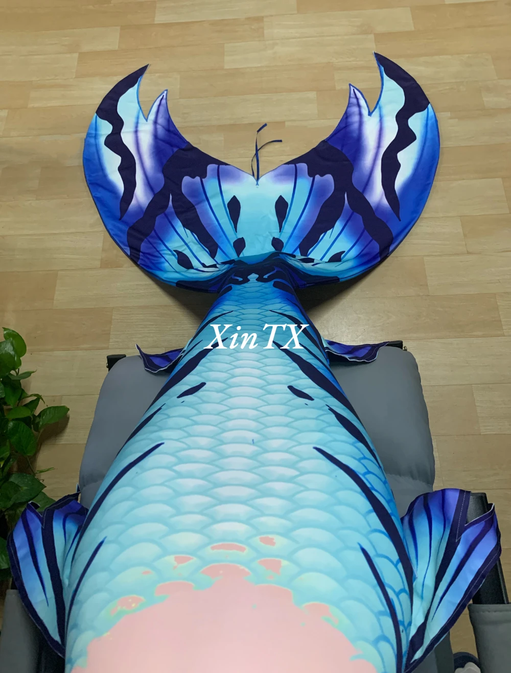 Aquarium Show Diving Woman Adult Kids Customize HD Swimable Mermaid Tails Beach Costumes Swimsuits Cosplay