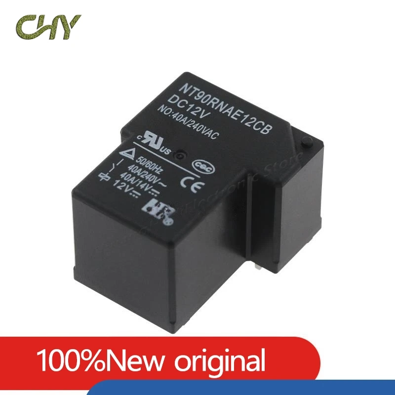 5PCS/lot Original New relay NT90RNAE05CB NT90RNAE12CB NT90RNAE24CB 4PIN 40A 5V 12V 24V Power relay
