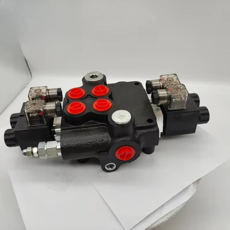 2Z80-AA-ES3-12/24VDC-G two spool open center integral hydraulic solenoid control directional control valve