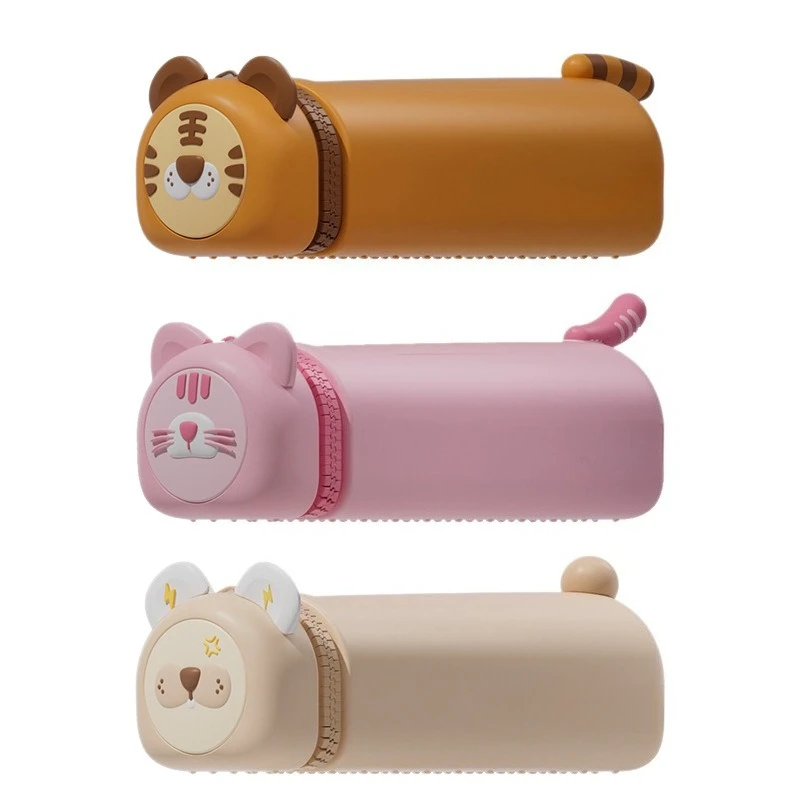 Cute Cartoon Large Capacity Pencil Case for Students