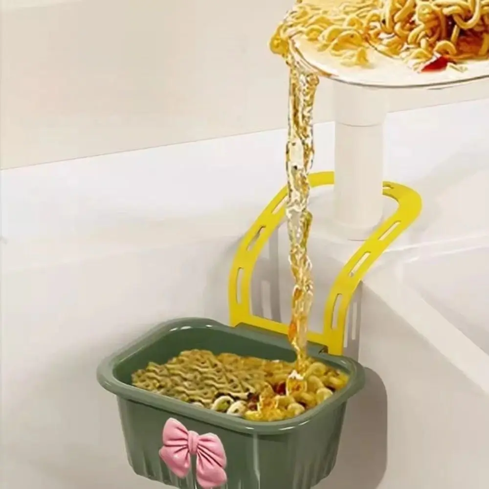 Creative Sink Hanging Strainer Basket Detachable Multifunctional Fruit Clean Filter Rack Sturdy Fast Soap Sponge Shelf
