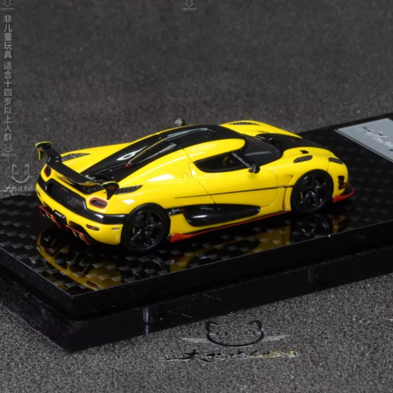 GRYNING Model 1/64 Scale Agera RS/ONE1 Resin Car Model Static Collection Decorated Holiday Gifts Toys Classic Souvenir Gift