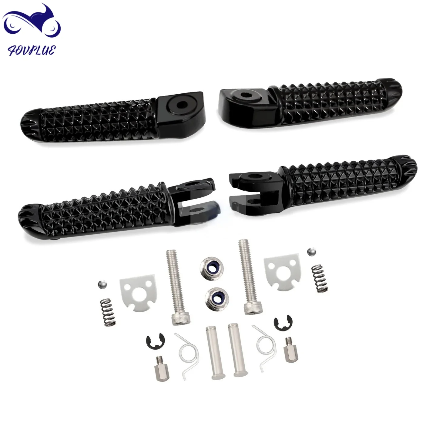 

Motorcycle Front Rear Foot Pegs Fit For Yamaha YZF-R1 98-2019 YZF-R1S 2016-2018 YZF-R6 2003-2020 Aluminum Footrests Accessories