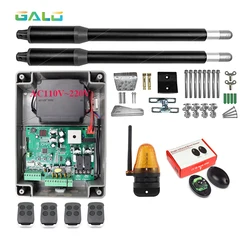 Newest GALO PKMC05 Aluminum Automatic Gate Opener for home Light Duty Double Swing Gates Up to 12' Long or 350 lb