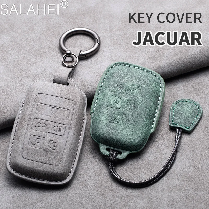 Car Key Case For Land Rover Discovery Range Rover Evoque Velar Sport For Jaguar E-Pace F-Pace F-Type XE XF XJ Inter Accessories