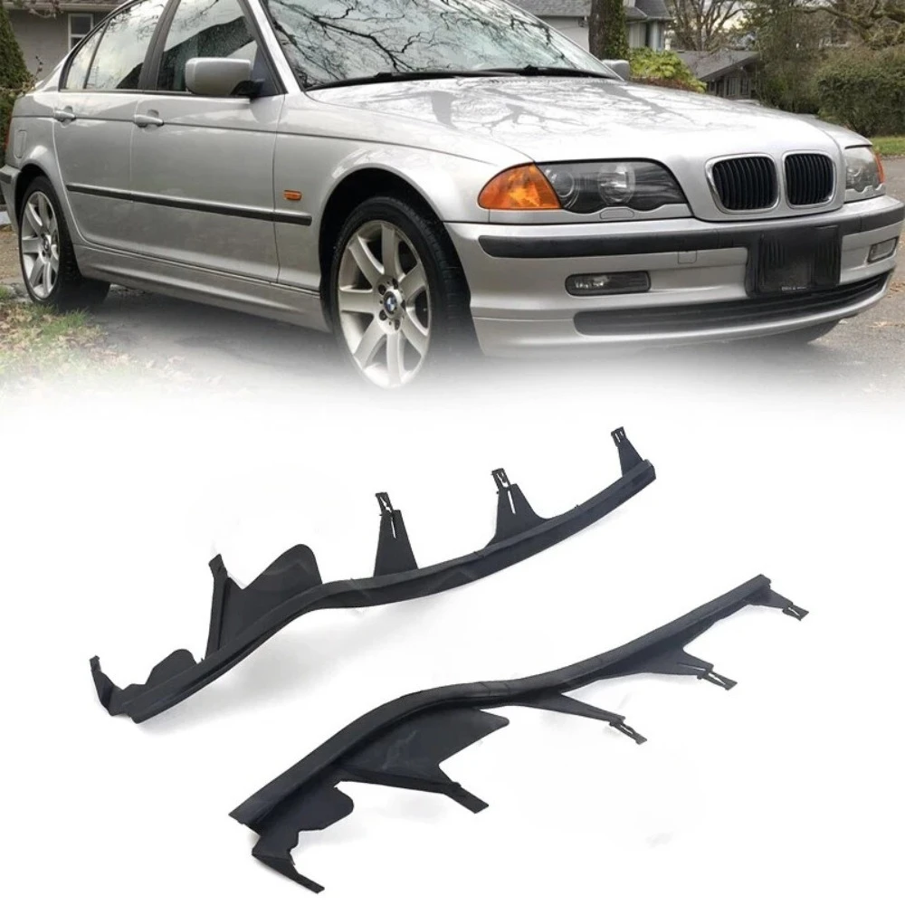 Для BMW E46 4-дверный 323i 325i 328i 330i 98-01 Левая/Правая Накладка/Уплотнитель Верхнего Отделения Фары, Уплотнительная Лента Фары, Прокладка