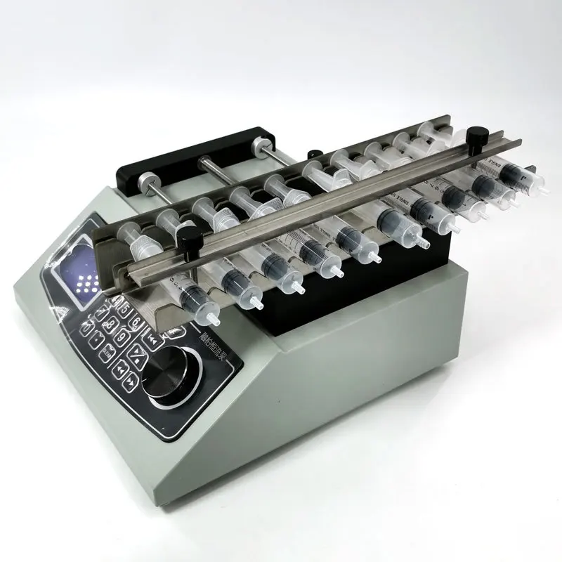 

LSP10 ten-channel laboratory syringe pump 10uL-10mL syringe injection pump with large thrust and high precision