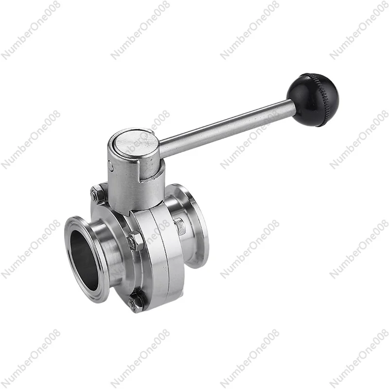 

2" 51mm SUS 304 Stainless Steel Sanitary 2" Tri Clamp Butterfly Valve Homebrew Beer Dairy Product