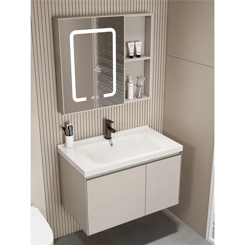 

Bathroom Cabinet Combination Ceramic Integrated Washbasin Cabinet Combination