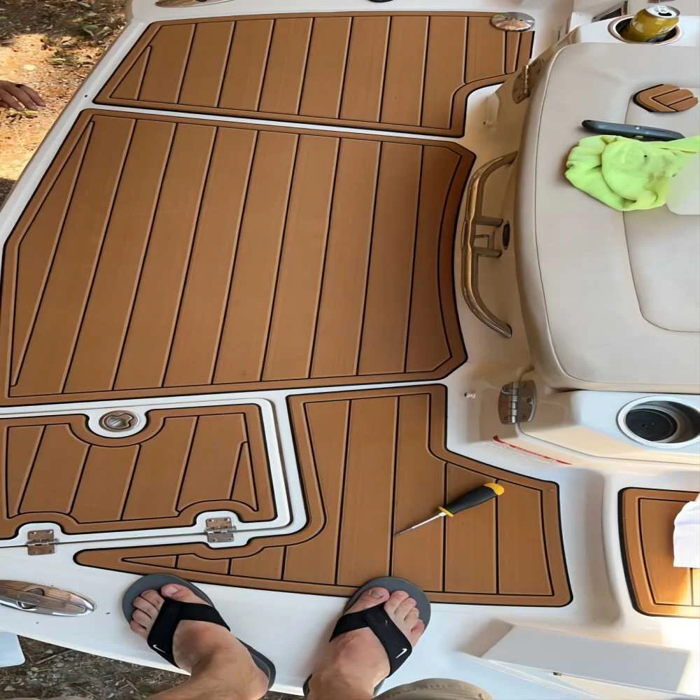 2008-2012 Chaparral 244 Sunesta Swim Platform Boat EVA Foam Teak Floor Pad SeaDek MarineMat Gatorstep Style Self Adhesive ZS