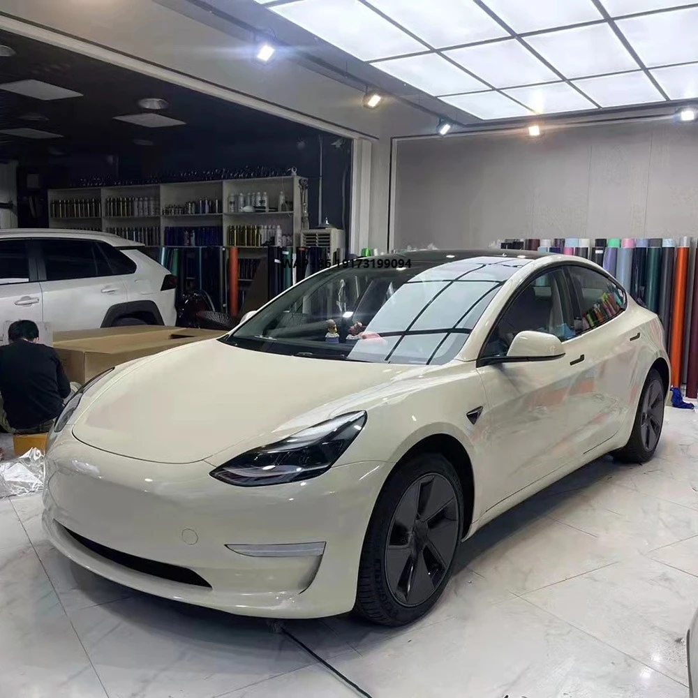 WRAPMASTER 1.52*16m Pepper White TPU PPF Gloss Car Wrap Colors Cost