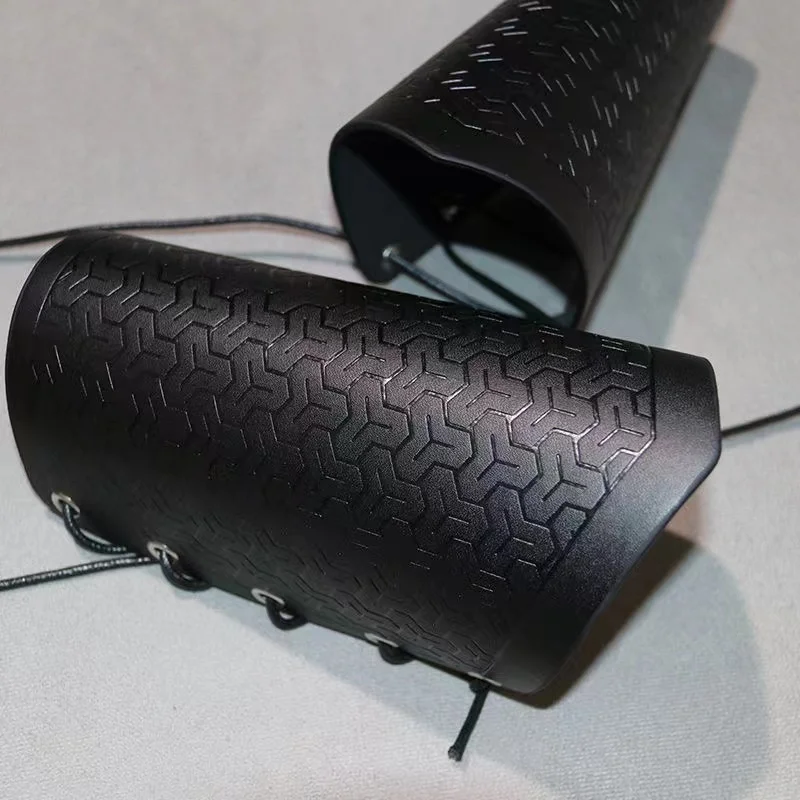 Hanfu ochraniacz na nadgarstek akcesoria rękaw tajemniczy wzór zbroja starożytny szermierz latająca ryba akcesoria do garnituru chłopcy dziewczęta przystojny