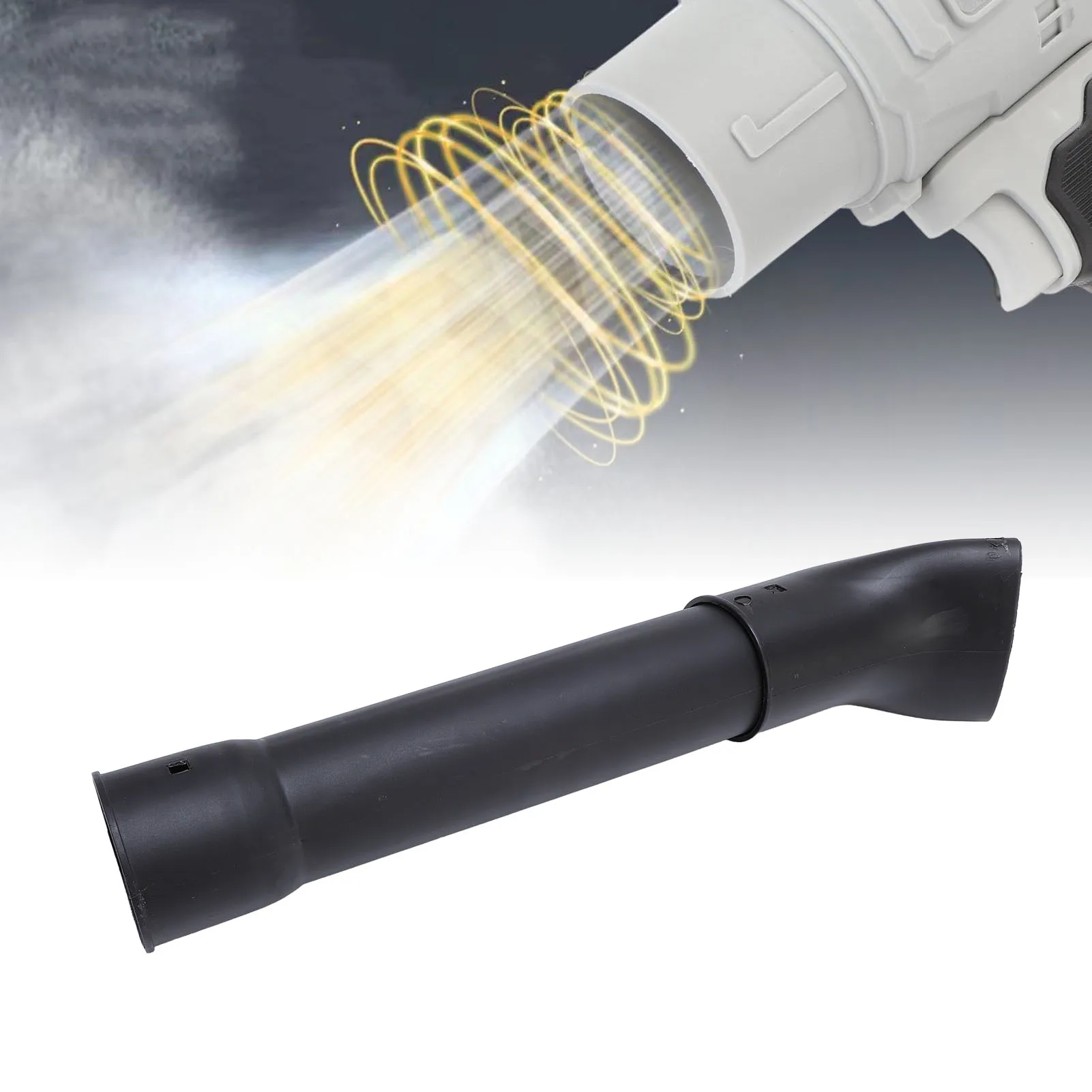 Leaf blower nozzle, drying nozzle, handheld blower nozzle, narrow-profile blower nozzle, increased air velocity
