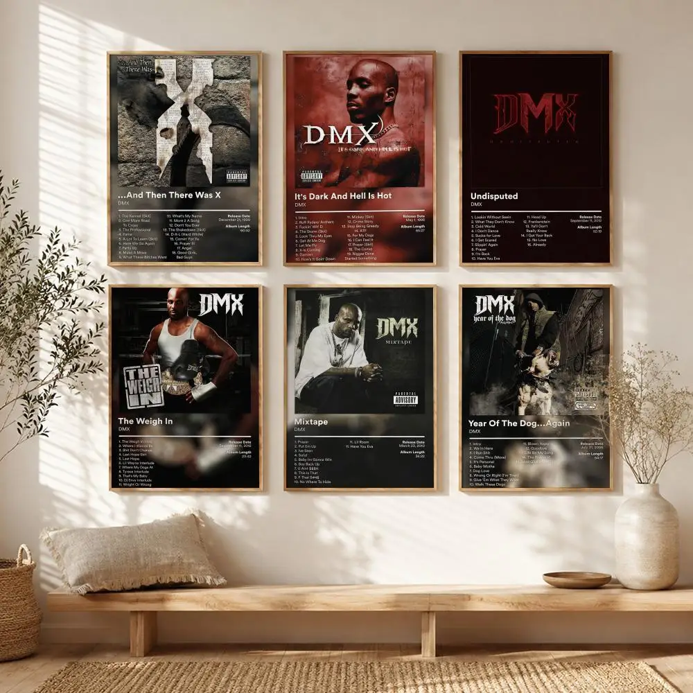 Hardcore Legend D-DMX Poster All-match HD Waterproof Self-Adhesive Wall Art Sticker For Home Bedroom