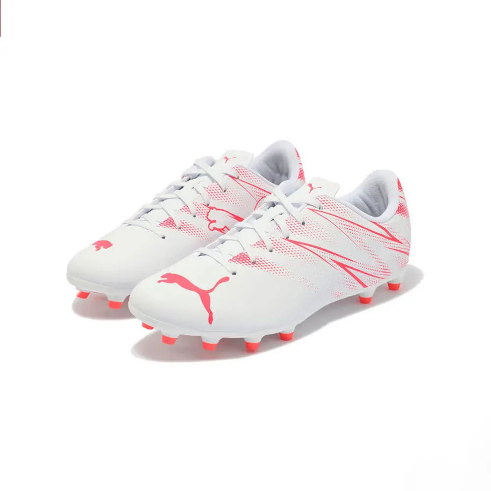 

Мужские футбольные бутсы PUMA Attacanto с твердым наземным захватом, динамическая посадка Superior Touch для футбольных матчей 107477-04