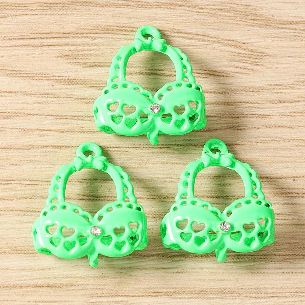 Tusember 5 Stück Niedliche Emaille Kawaii 3D Pantoffel- und Hutanhänger für Ohrringe, Halsketten, Armbänder, DIY-Schmuckherstellungszubehör – Detail 25