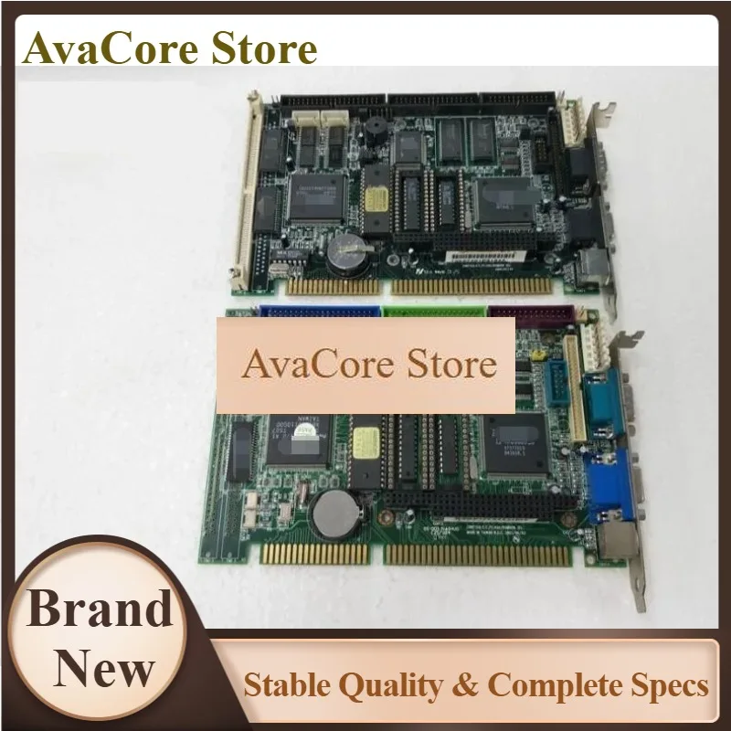 AvaCoreCONT13:D OK 386 IPC Board .O.C./FLASH/ROM ISA Slot Industrial Motherboard Half-Size CPU Card PICMG1.0 With CPU