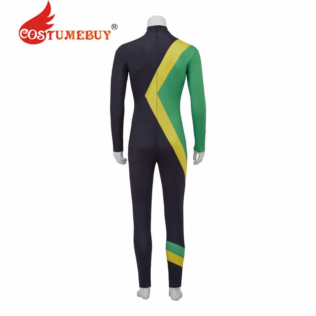 Mono de LICRA para hombre adulto, traje de equipo Bobsled jamaiquino para Halloween