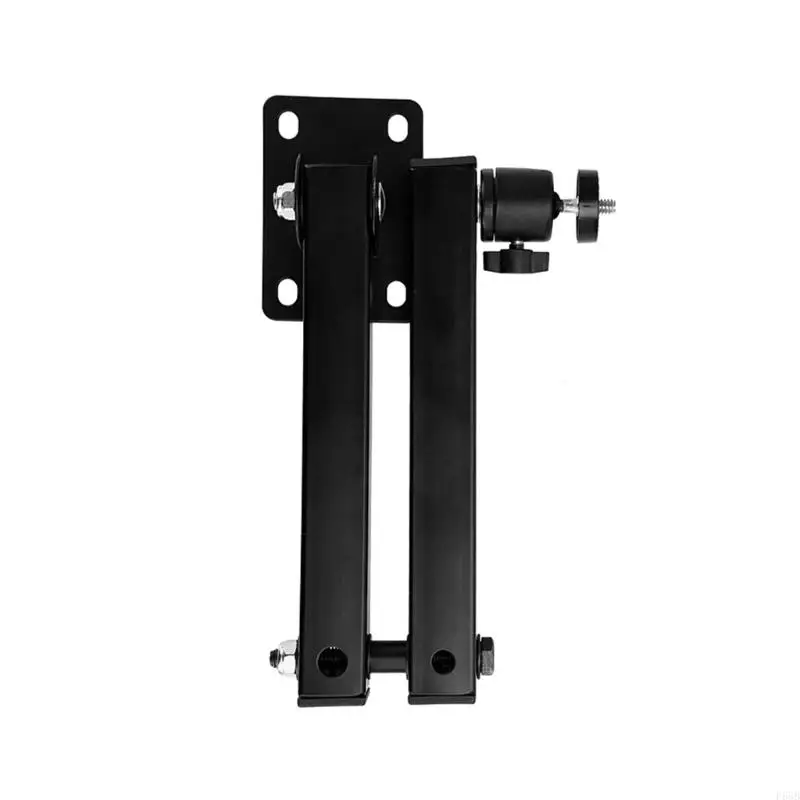 Foldable Wall Mount Bracket Metal Material with Two Axises Rotation 1/4 Interfaces for Projection Angled Adjustable