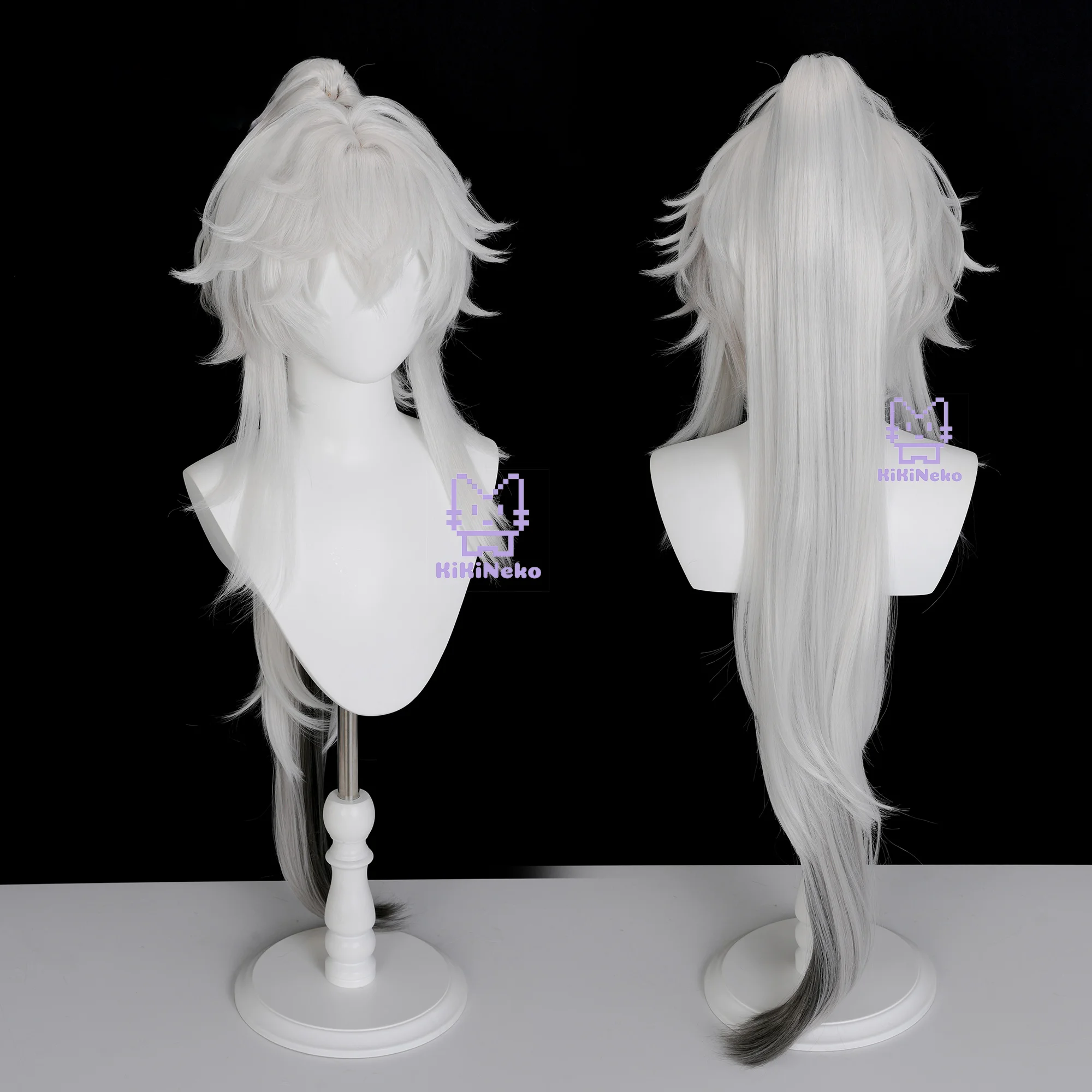 لعبة الفرسان لابلاند Decadenza شعر مستعار تأثيري شعر طويل ذيل حصان نمط تأثيري الشعر لحفلة Comicon الكبار النساء الرجال #5