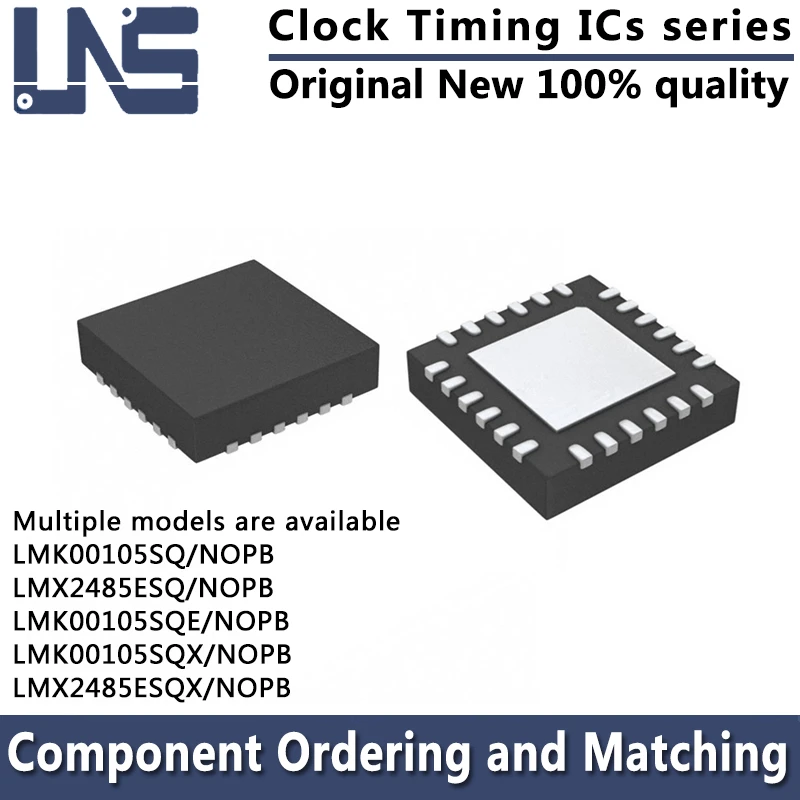 1pcs LMK00105SQ/NOPB LMX2485ESQ/NOPB LMK00105SQE/NOPB LMK00105SQX/NOPB LMX2485ESQX/NOPB WQFN-24 4x4 Clock Timing ICs