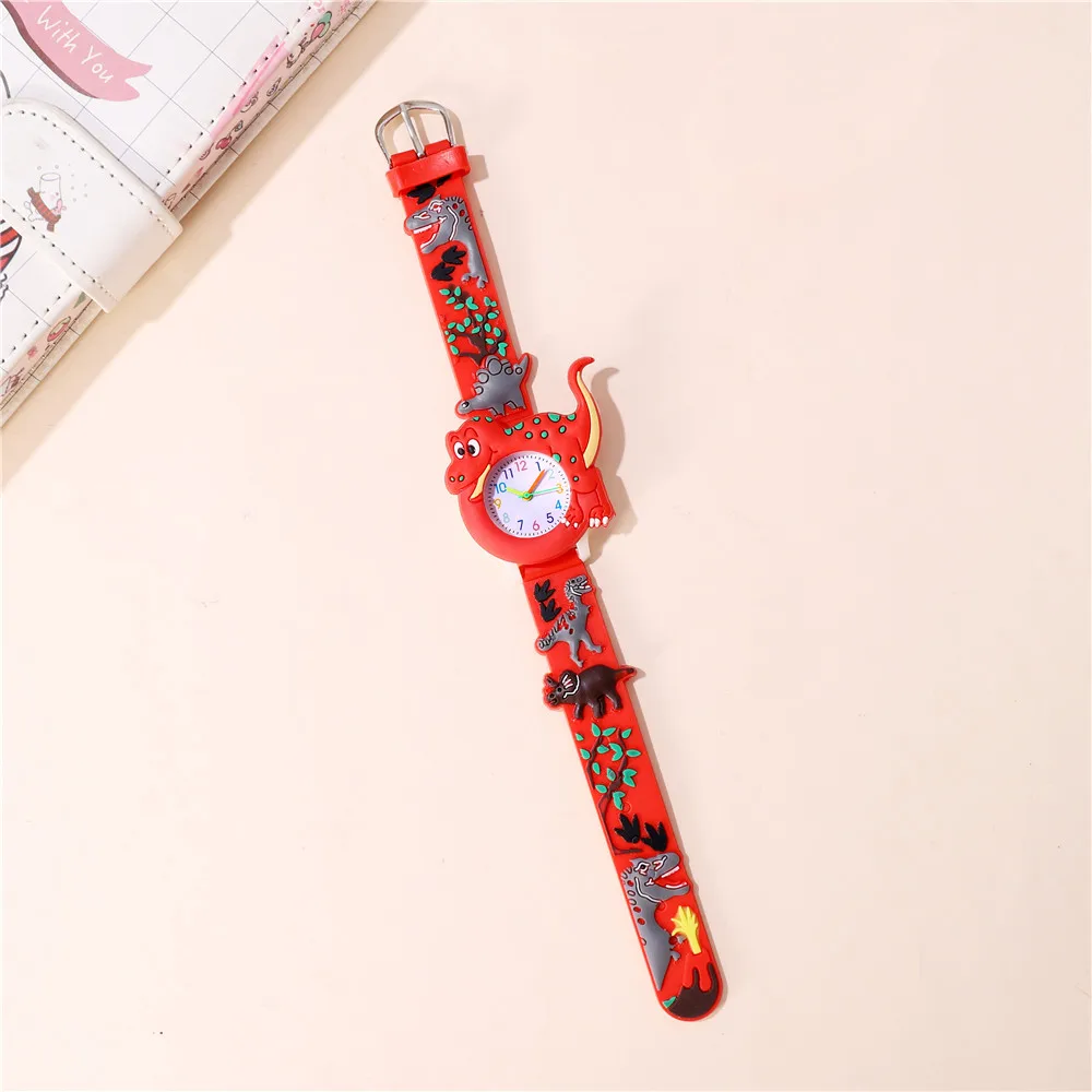 Creative 3D Dinosaurs Dial children‘s Watch For Girls Boys Kids Quartz Wristwatches