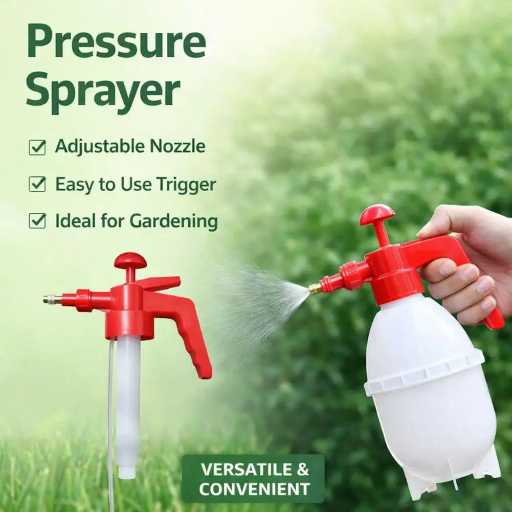 Hand Pressure Water Sprayer Trigger Air Pump Garden Disinfection Sprayers Spray Bottle Car Cleaning Sprayer Watering Can