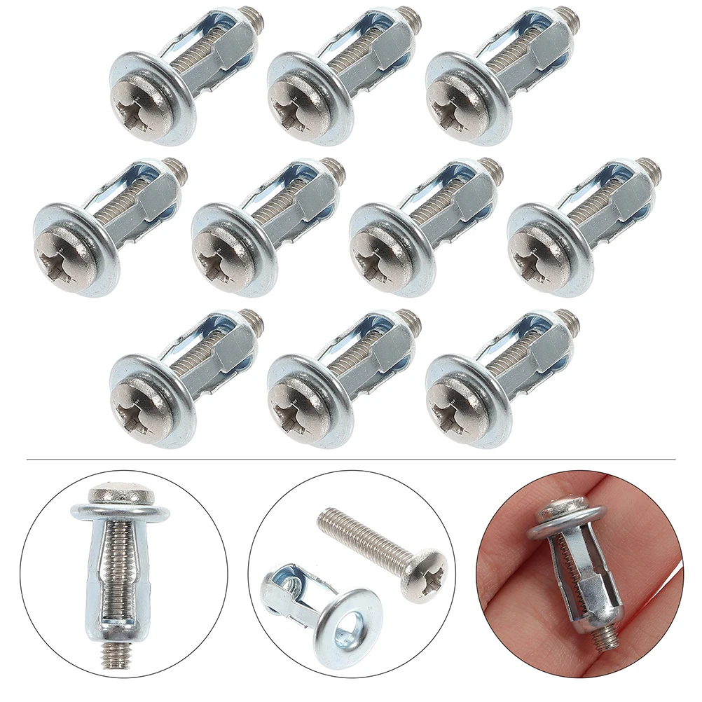 

20pcs Threaded Insert Thread Expansion Nut Screw Anchor Small Nut Insert Set Petal Steel Carbon Galvanized Stainless Marine