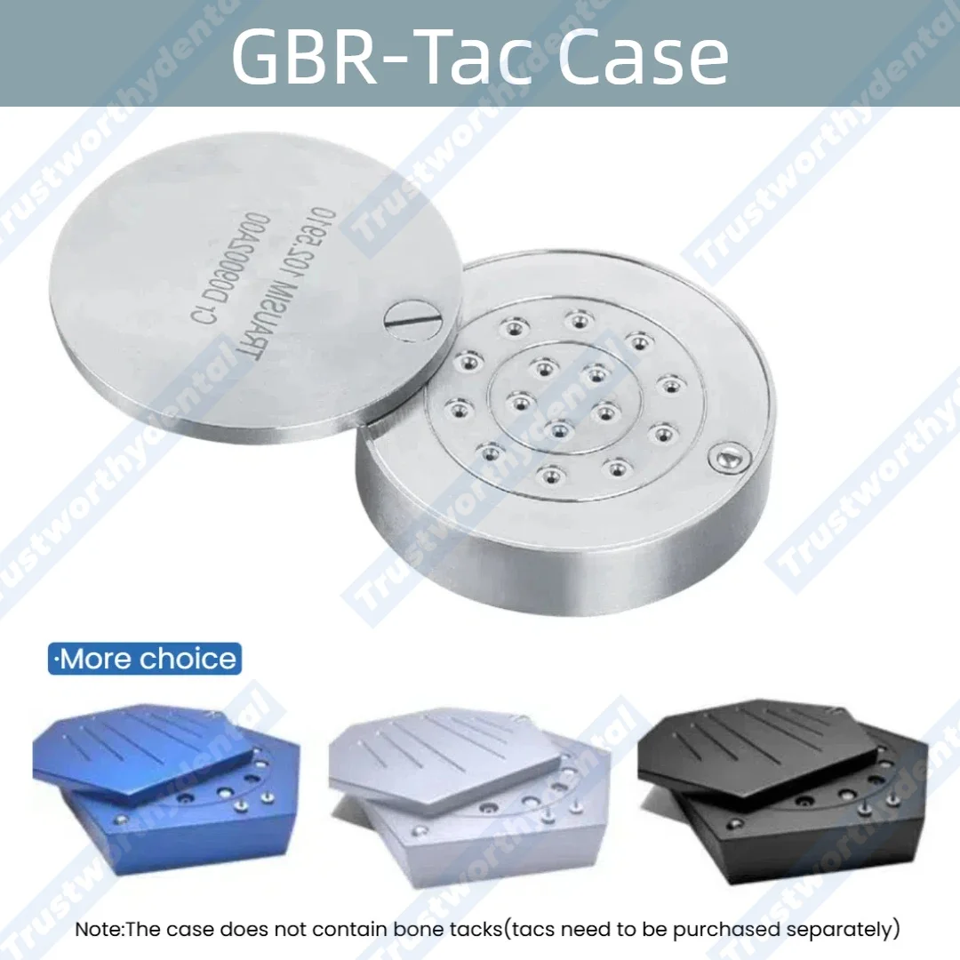 Dental Bone Tack GBR Titanium Driver Pins Case Membrane Alloy Fixation Stabilization Flat Headed Nail 3.75mm 5mm